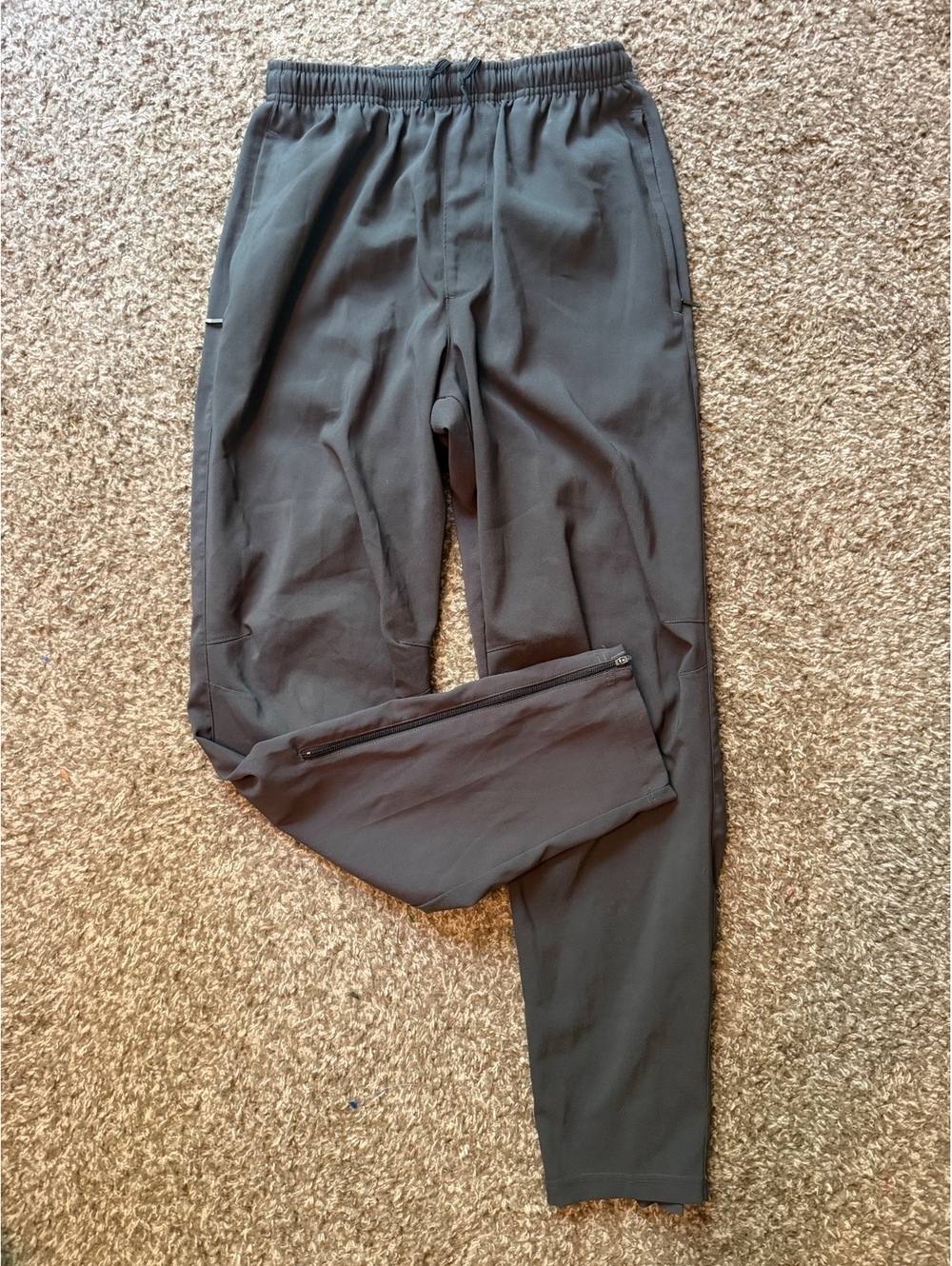 Nike Gray Drawstring Dri-Fit Pants Men’s Small
